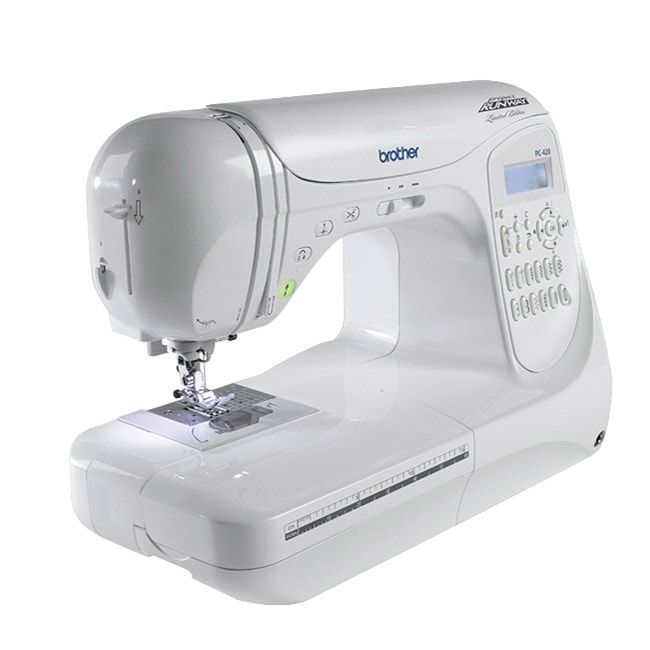 Brother Project Runway PC 420 PRW sewing machine with digital display and large arm, best sewing machine for making curtains