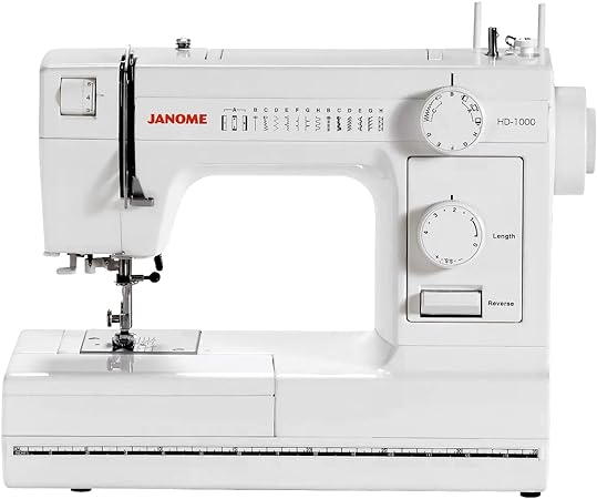 Janome HD1000 Heavy-Duty Sewing Machine, a top choice for sewing canvas and leather
